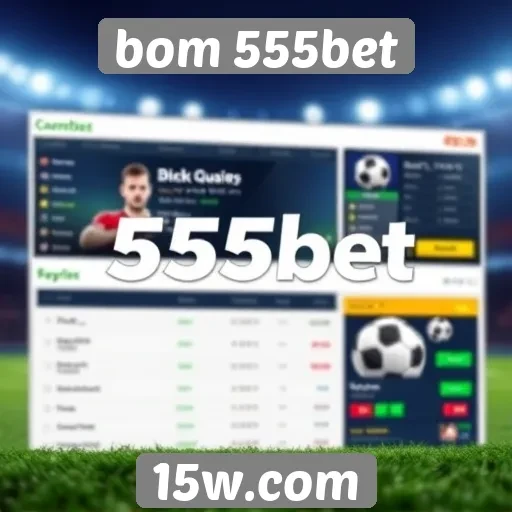 Análise da interface do usuário no bom 555bet